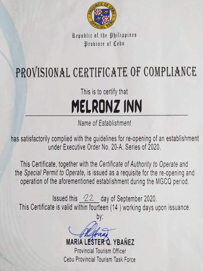Melronz Inn Oslob Εξωτερικό φωτογραφία